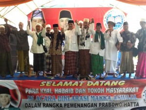 Dukung Prabowo-Hatta: Ribuan kyai kampung deklarasi mendukung Prabowo-Hatta 