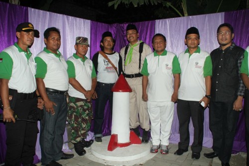 Forkompinda saat menghadiri napak tilas KH Nawawi di Dusun Sumantoro Desa Plumbungan, Sukodono