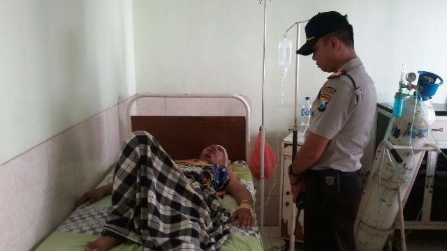 Pelaku penjambretan dirawat di rumah sakit